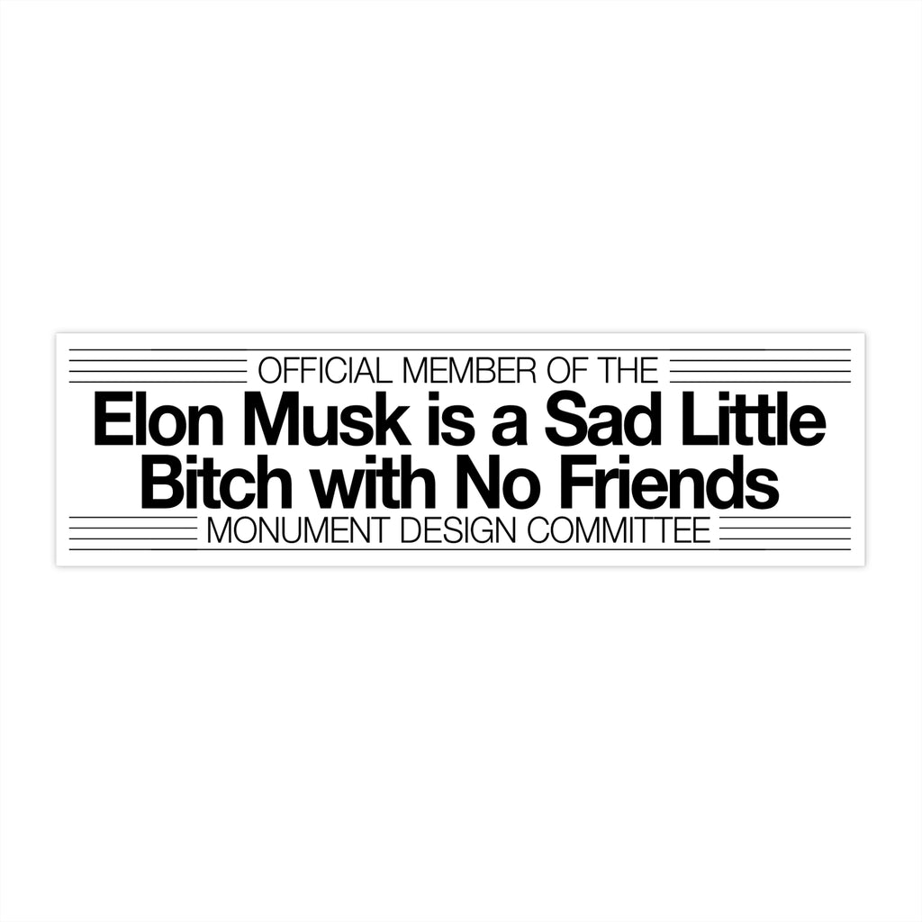 White Bumper Sticker