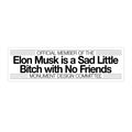 White Bumper Sticker